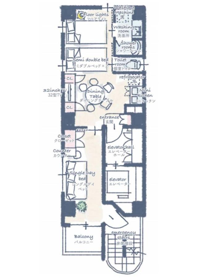 Prime Suites Токіо Екстер'єр фото
